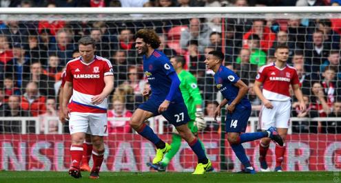 بالفيديو.. مانشستر يونايتد يكتسح ميدلزبره بثلاثية ويقفز للمركز الخامس بالدوري